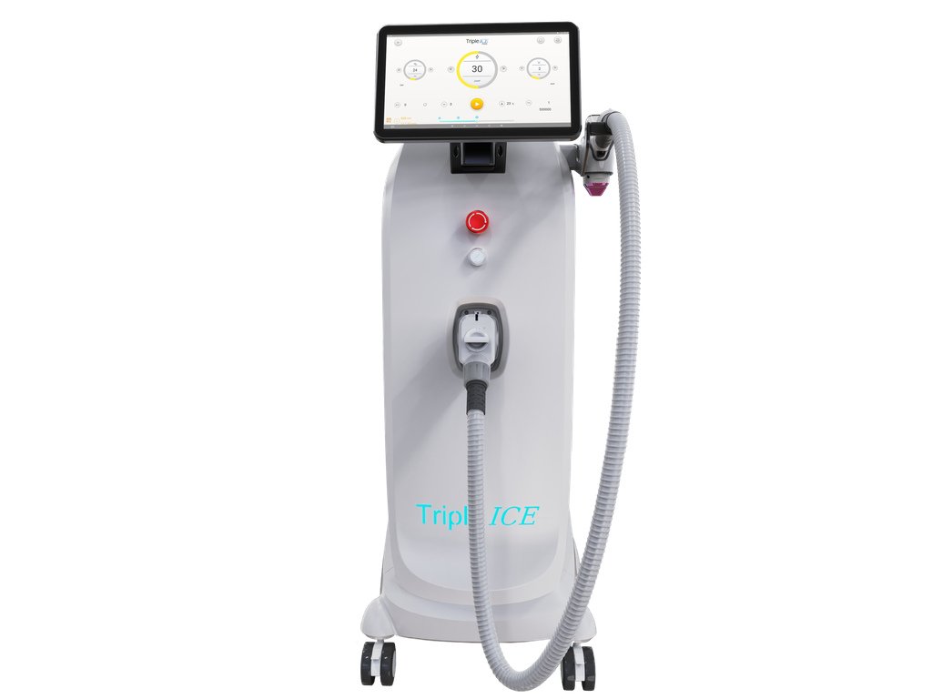 Triple ICE laserontharing apparaat