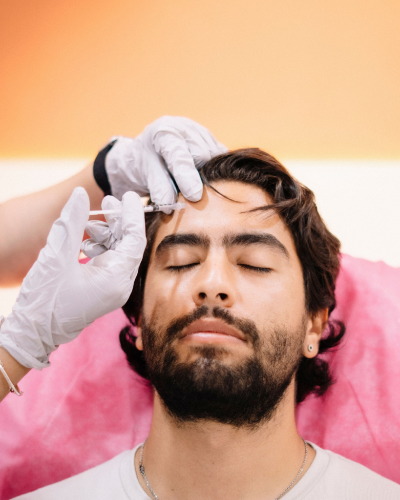 Botuline toxine voorhoofd behandeling mannen