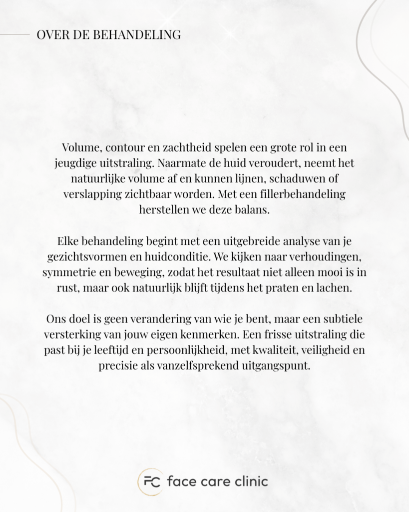 Filler behandeling uitleg